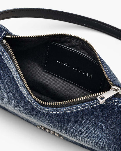 The Faded Denim Charm Shoulder Bag Faded Vintage Indigo - Marc Jacobs New
