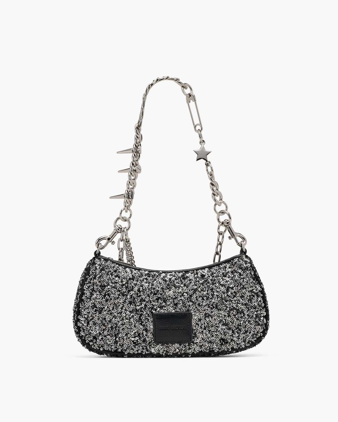 The Sequin Charm Shoulder Bag Silver - Marc Jacobs Popular