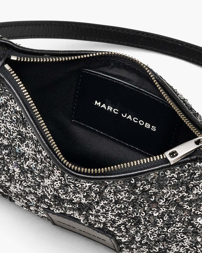 The Sequin Charm Shoulder Bag Silver - Marc Jacobs Popular