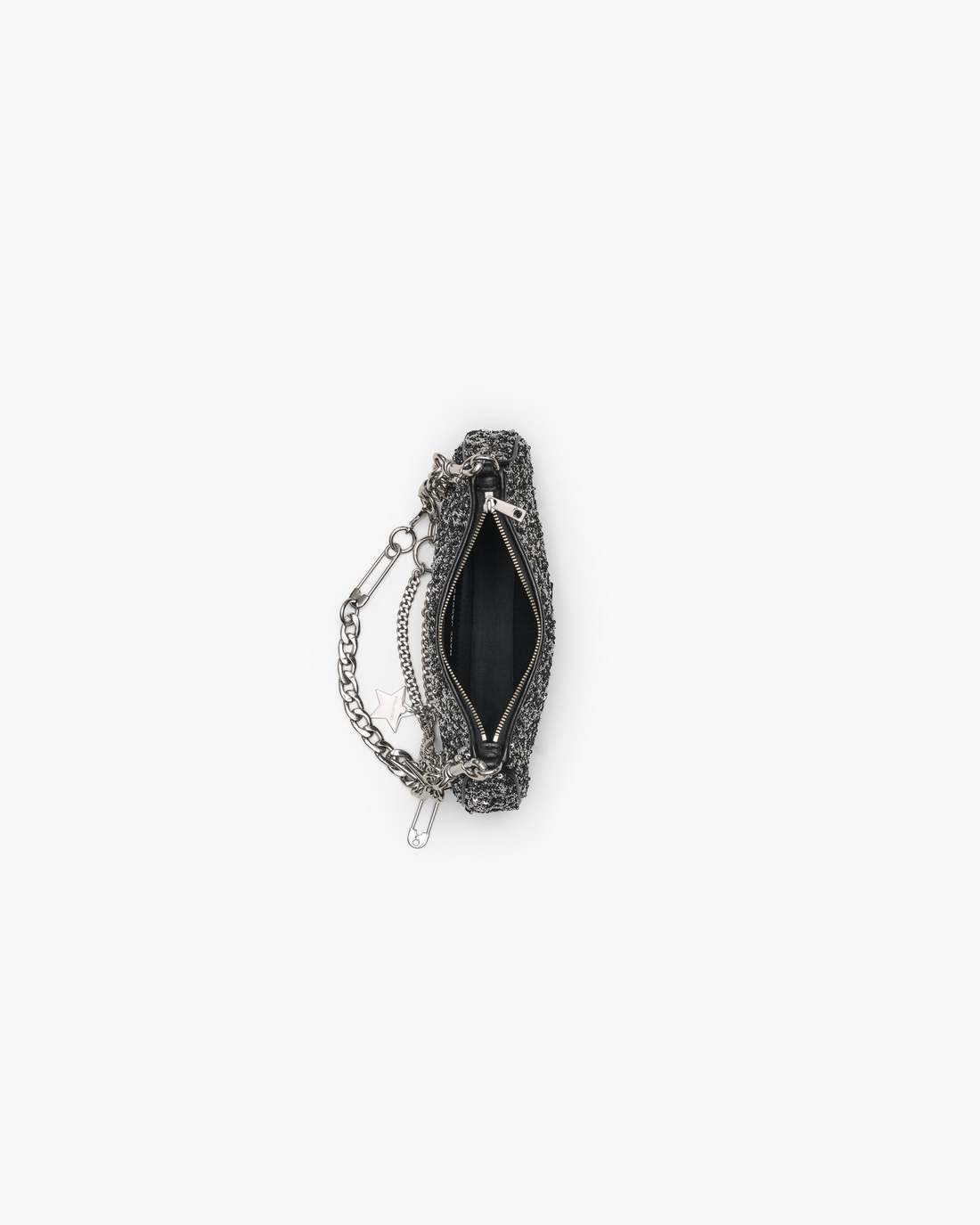 The Sequin Charm Shoulder Bag Silver - Marc Jacobs Popular