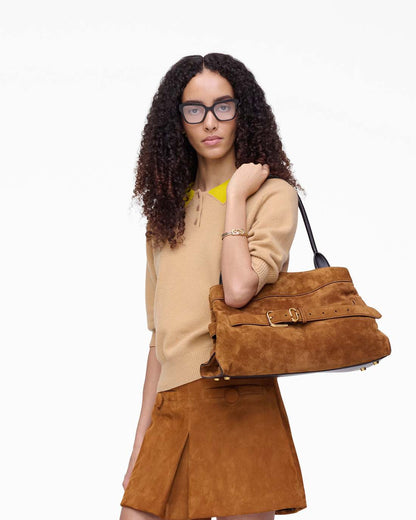The Suede Dakota Satchel Copper - Marc Jacobs Best Seller