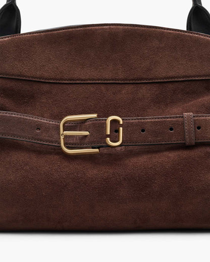The Suede Dakota Satchel Dark Brown - Marc Jacobs Recommended