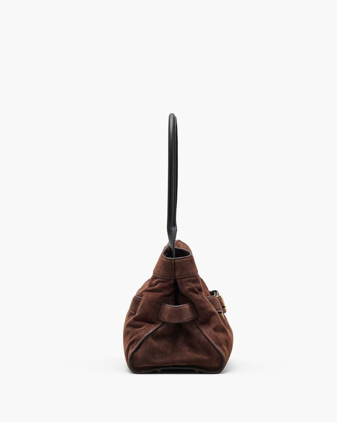 The Suede Dakota Satchel Dark Brown - Marc Jacobs Recommended