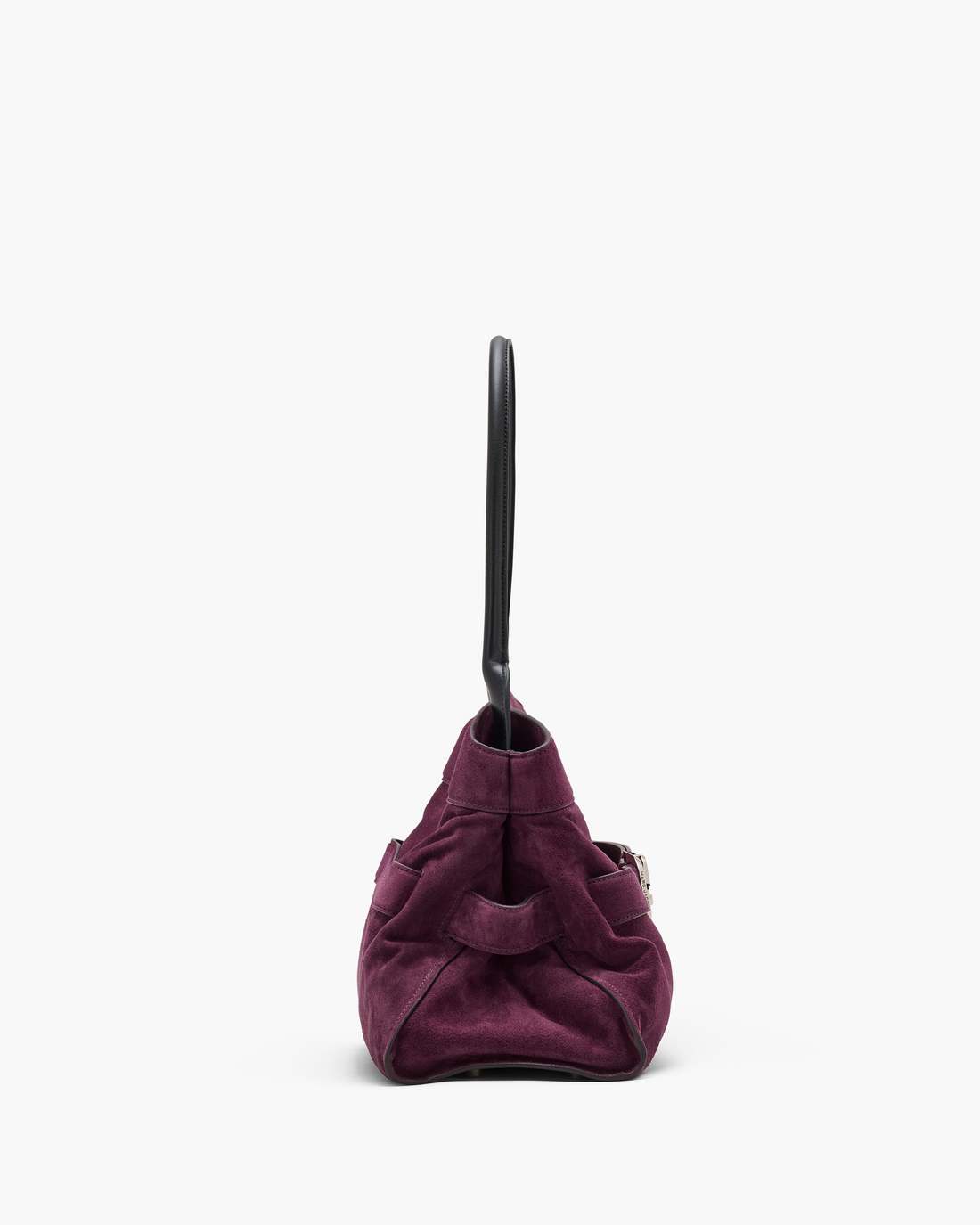 The Suede Dakota Satchel Dark Plum - Marc Jacobs Exclusive