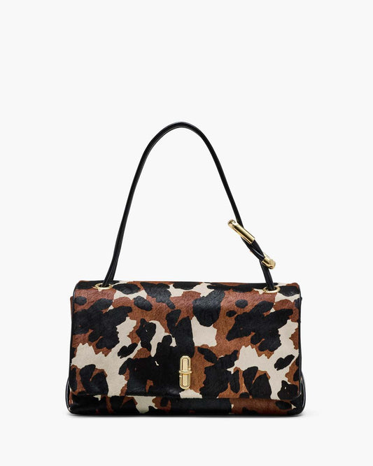 The Cow Haircalf Large Dual Bag Mocha Multi - Marc Jacobs Trending