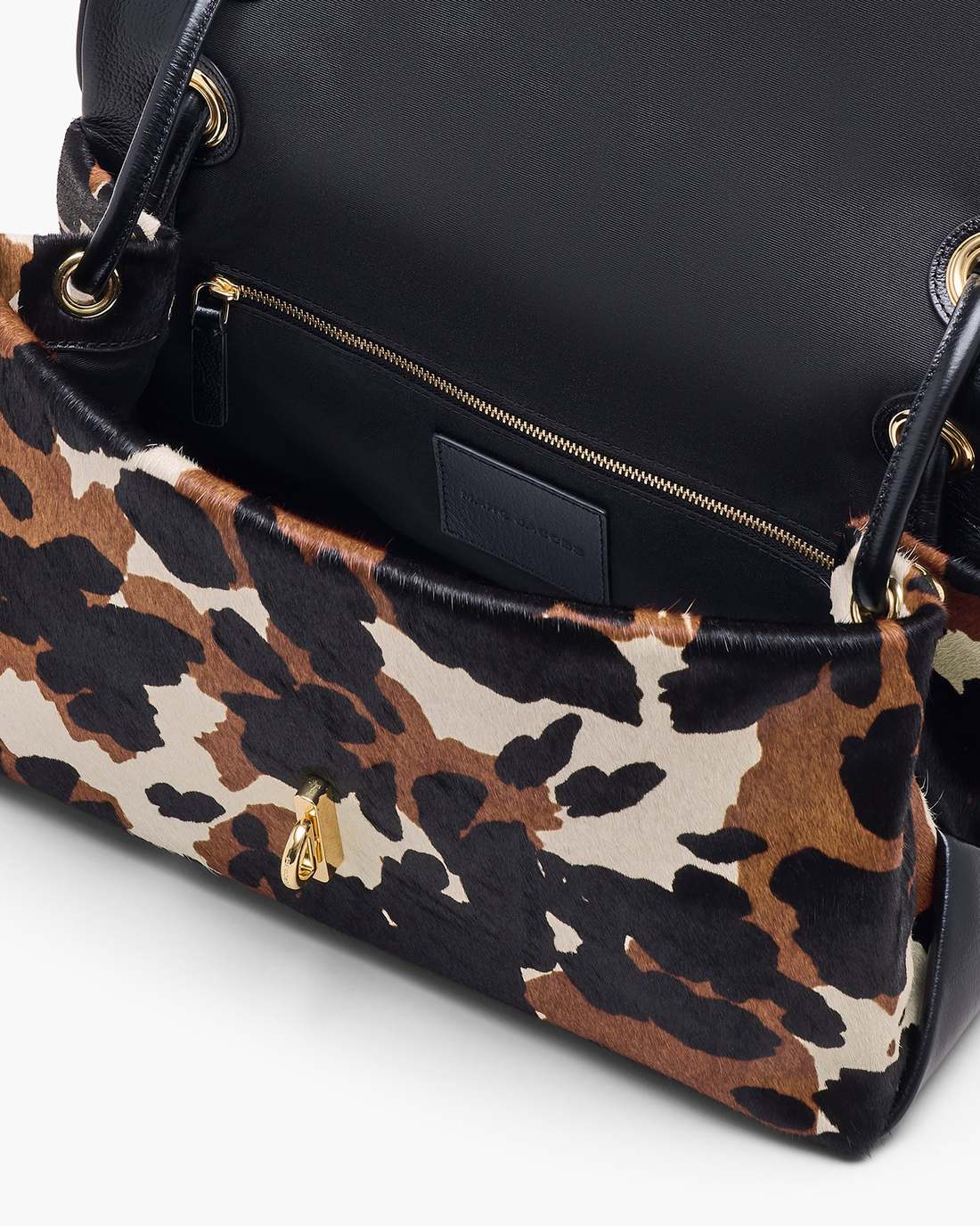 The Cow Haircalf Large Dual Bag Mocha Multi - Marc Jacobs Trending