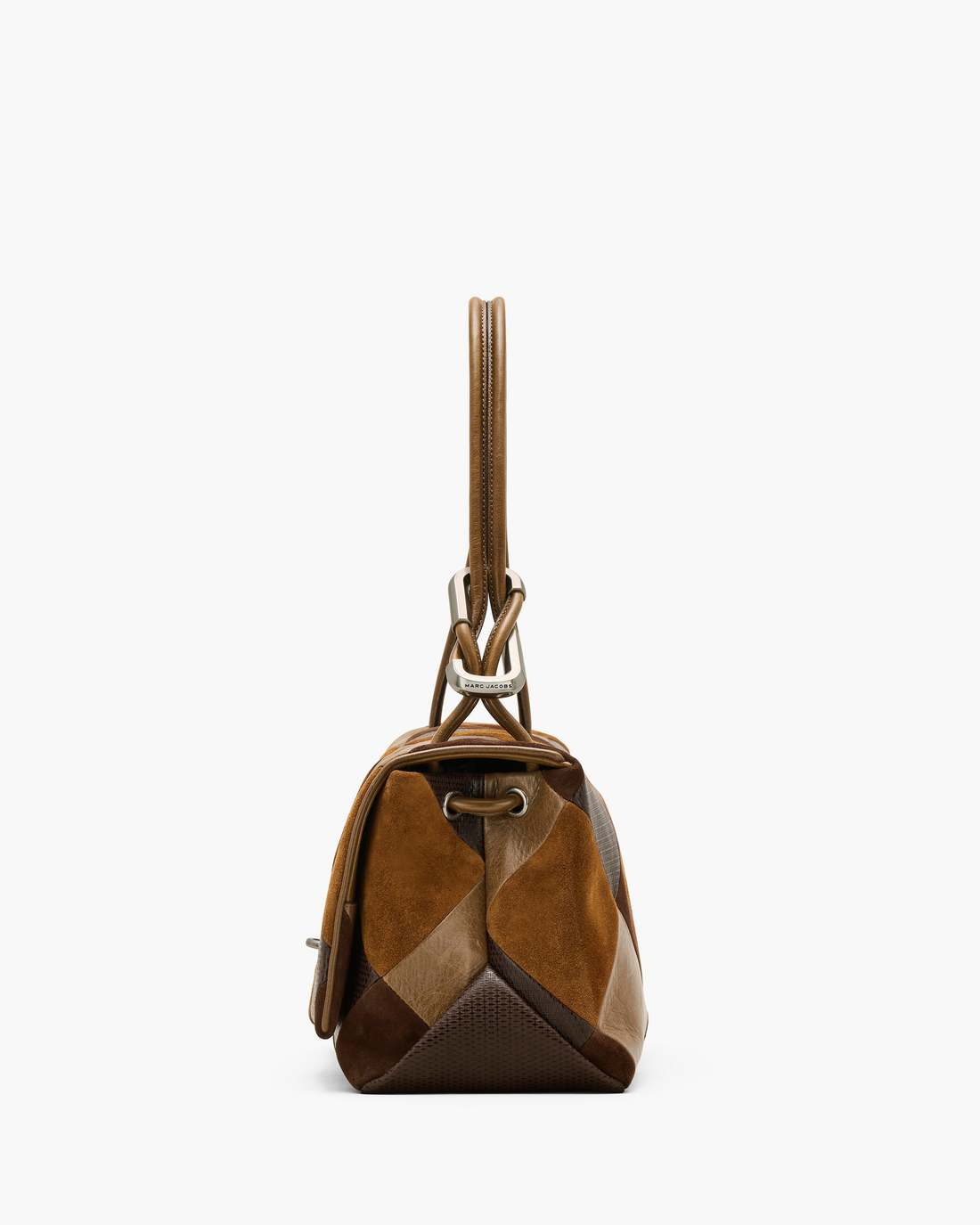 The Suede Patchwork Large Dual Bag Brown Multi - Marc Jacobs Recommended