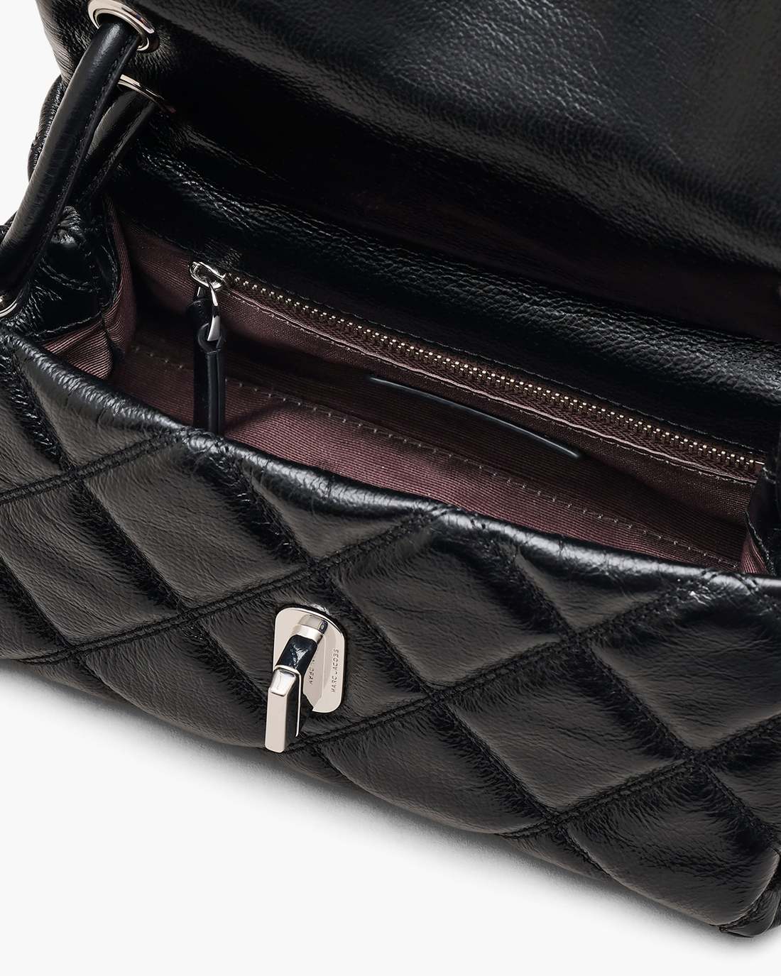 The Quilted Mini Dual Shoulder Bag Black - Marc Jacobs Premium