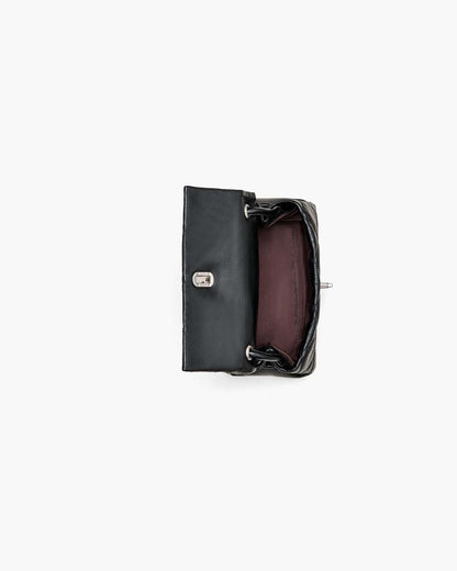 The Quilted Mini Dual Shoulder Bag Black - Marc Jacobs Premium