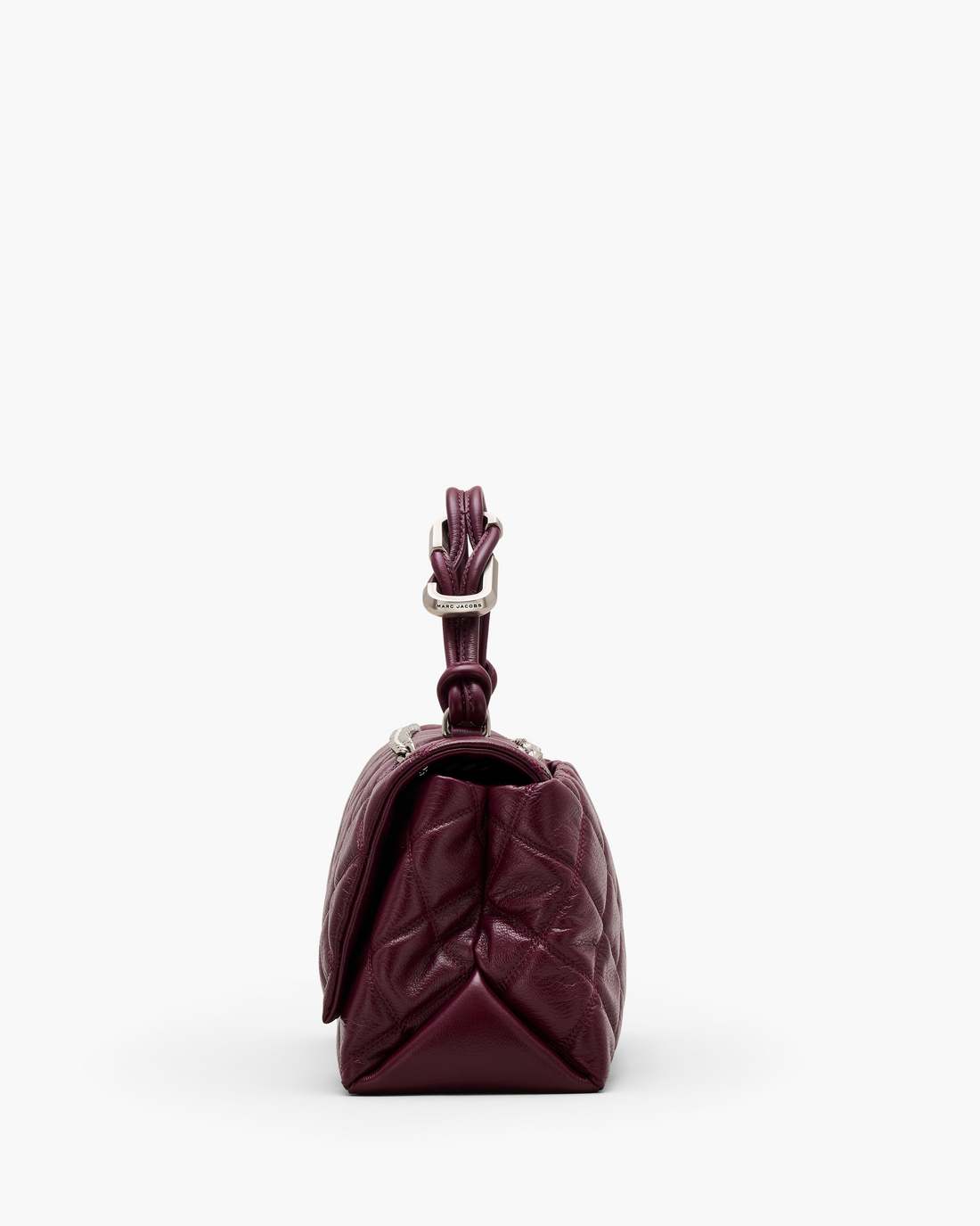 The Quilted Dual Convertible Shoulder Bag Dark Plum - Marc Jacobs Exclusive
