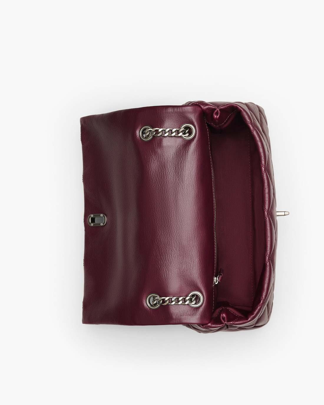 The Quilted Dual Convertible Shoulder Bag Dark Plum - Marc Jacobs Exclusive