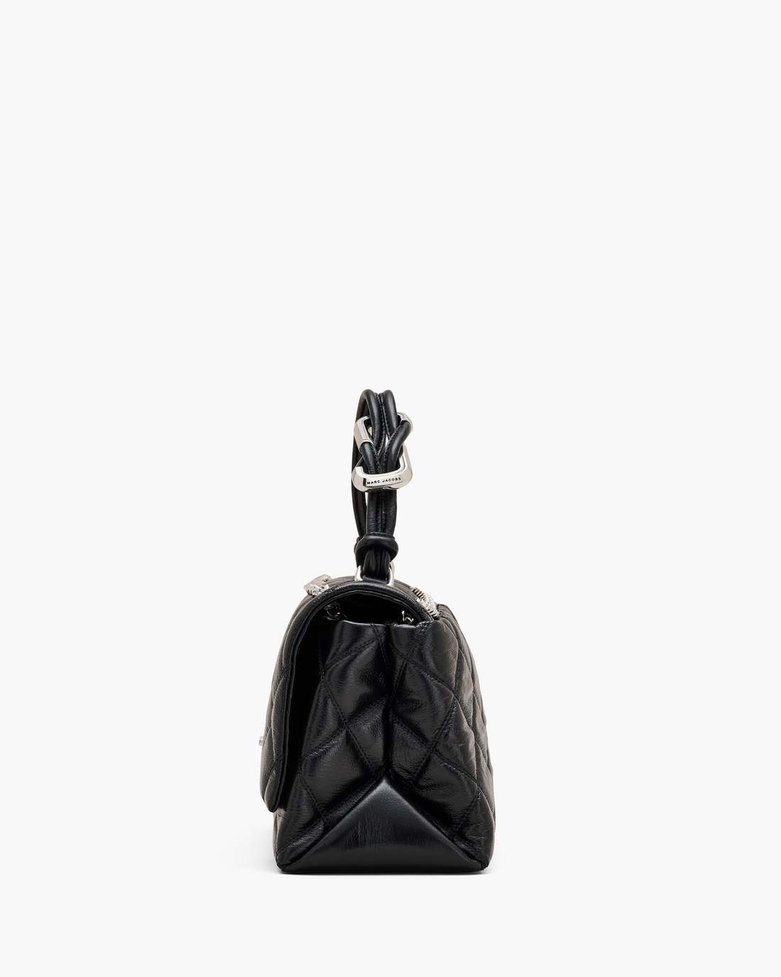 The Quilted Dual Convertible Shoulder Bag Black - Marc Jacobs Signature