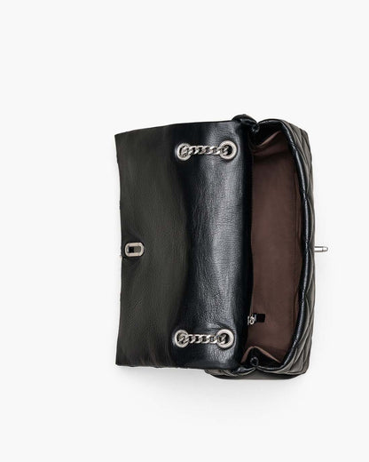 The Quilted Dual Convertible Shoulder Bag Black - Marc Jacobs Signature