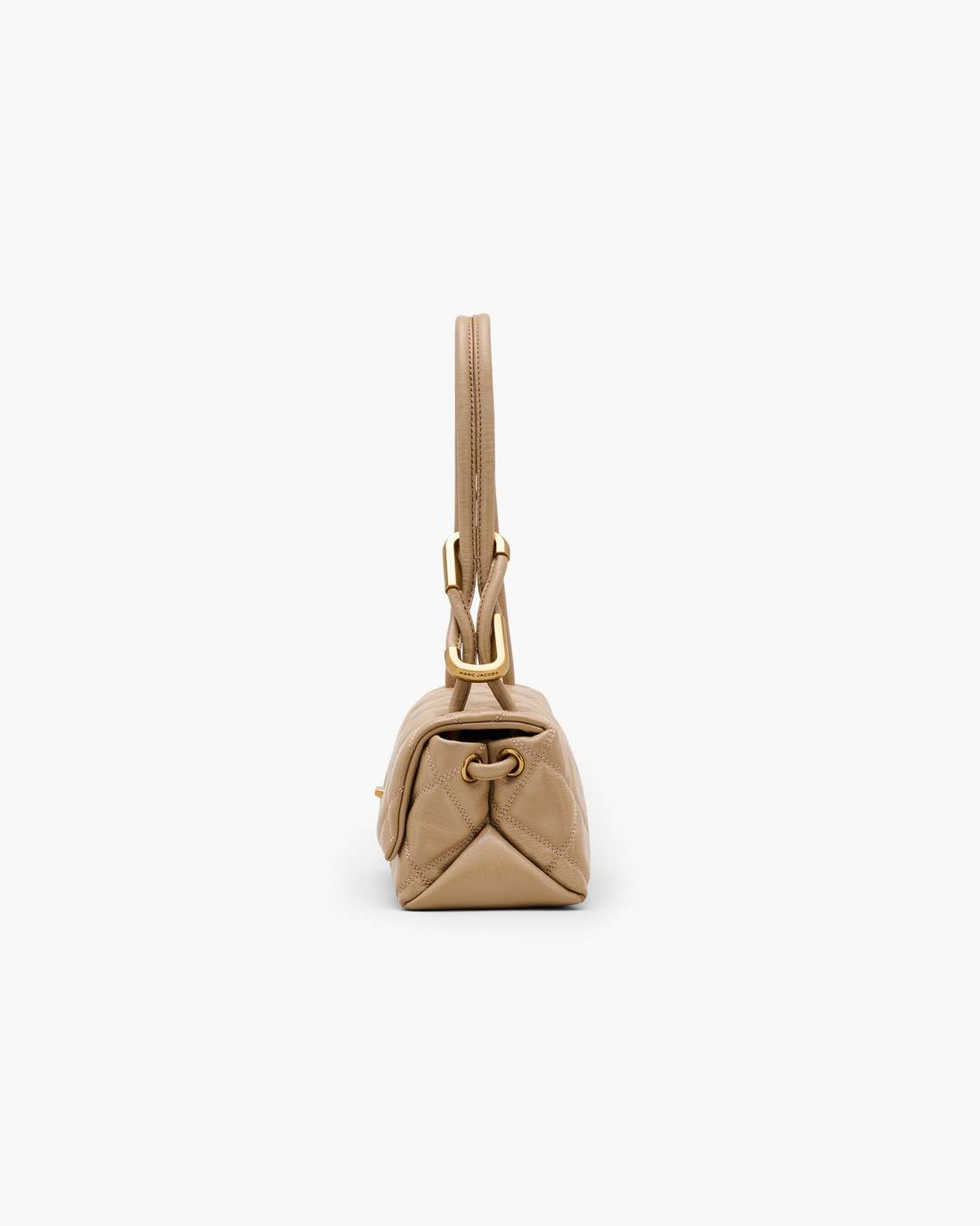 The Quilted Mini Dual Shoulder Bag Camel - Marc Jacobs New