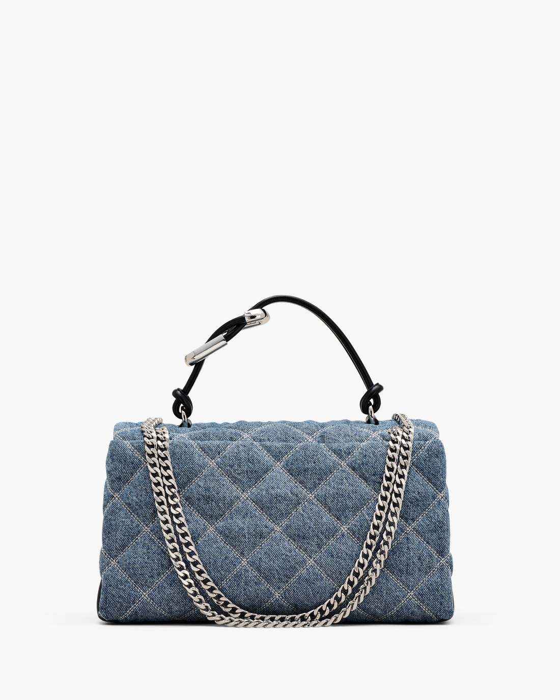 The Quilted Denim Dual Convertible Shoulder Bag Light Wash Indigo - Marc Jacobs Featured