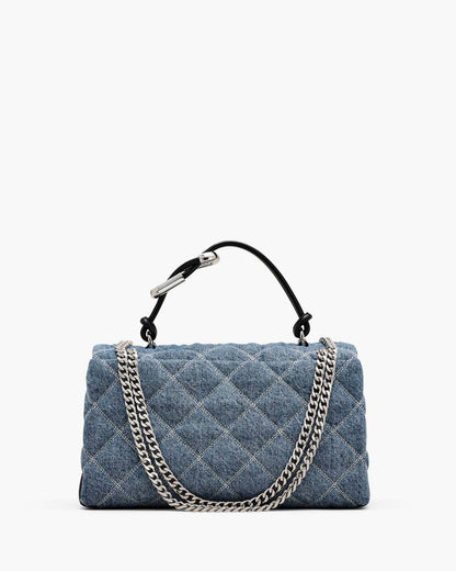 The Quilted Denim Dual Convertible Shoulder Bag Light Wash Indigo - Marc Jacobs Featured