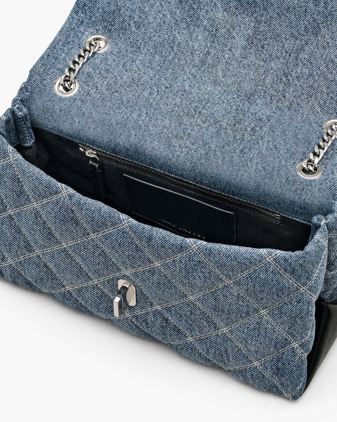 The Quilted Denim Dual Convertible Shoulder Bag Light Wash Indigo - Marc Jacobs Featured