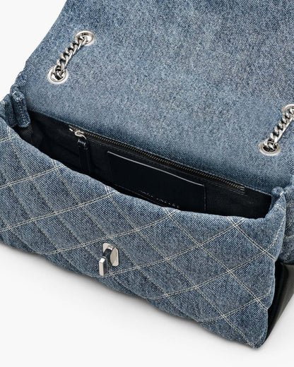 The Quilted Denim Dual Convertible Shoulder Bag Light Wash Indigo - Marc Jacobs Featured