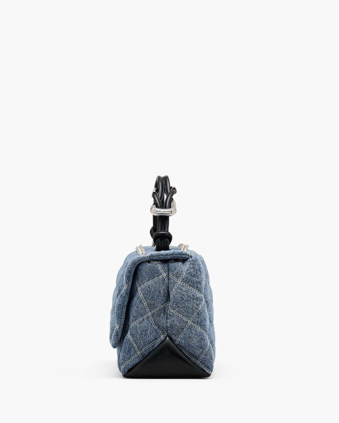 The Quilted Denim Dual Convertible Shoulder Bag Light Wash Indigo - Marc Jacobs Featured