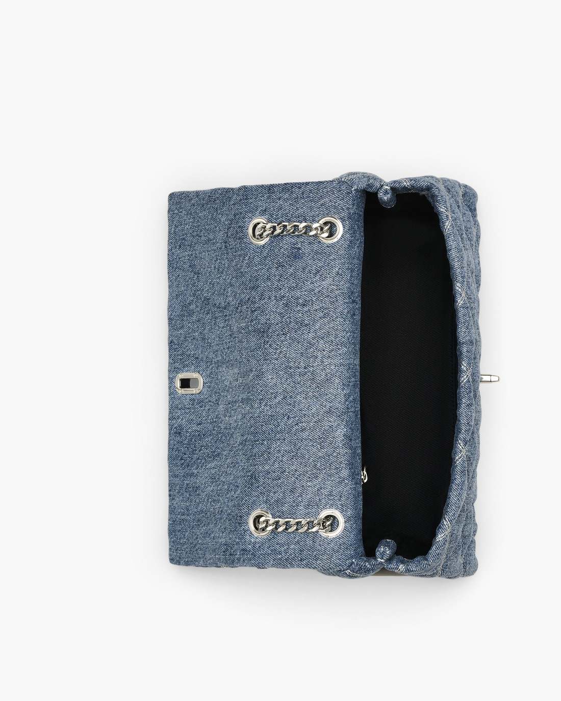 The Quilted Denim Dual Convertible Shoulder Bag Light Wash Indigo - Marc Jacobs Featured