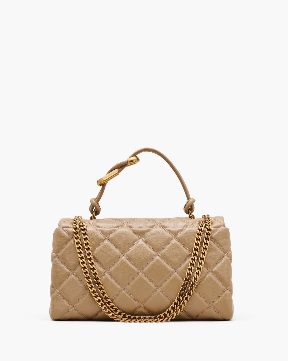 The Quilted Dual Convertible Shoulder Bag Camel - Marc Jacobs Trending