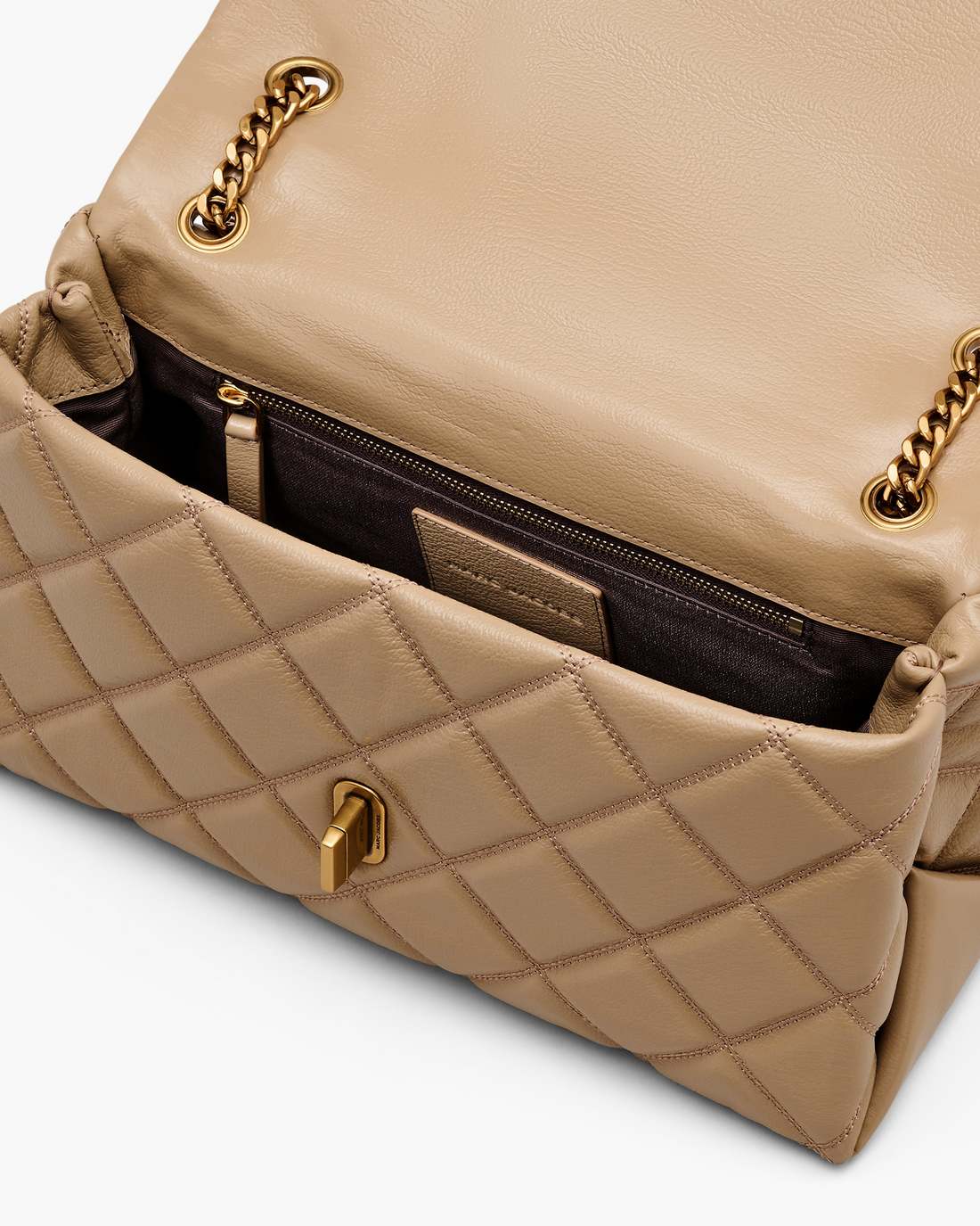 The Quilted Dual Convertible Shoulder Bag Camel - Marc Jacobs Trending