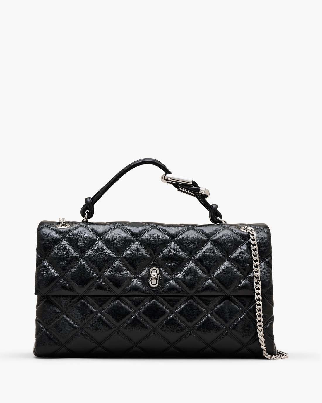 The Quilted XL Dual Convertible Shoulder Bag Black - Marc Jacobs Best Seller