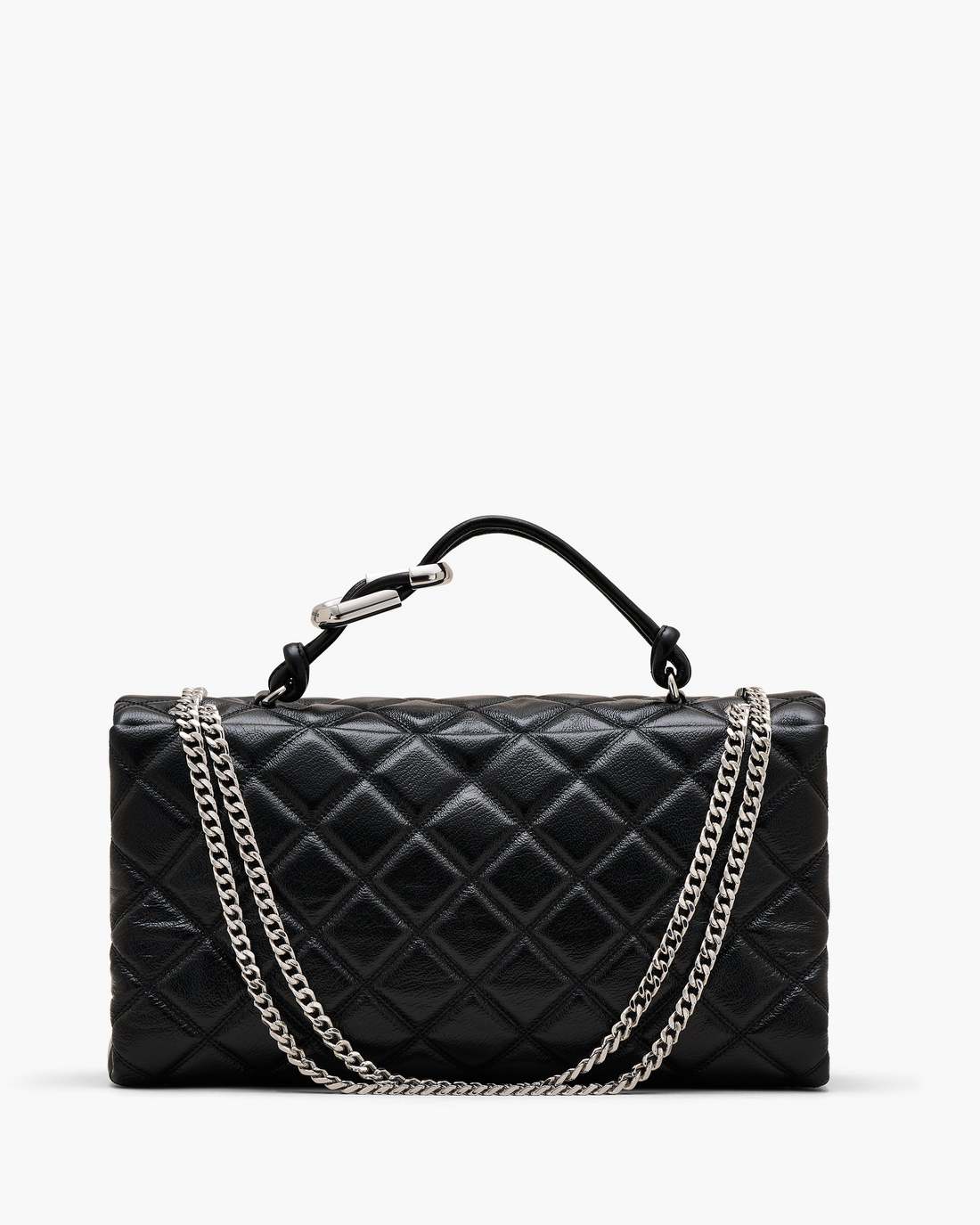 The Quilted XL Dual Convertible Shoulder Bag Black - Marc Jacobs Best Seller