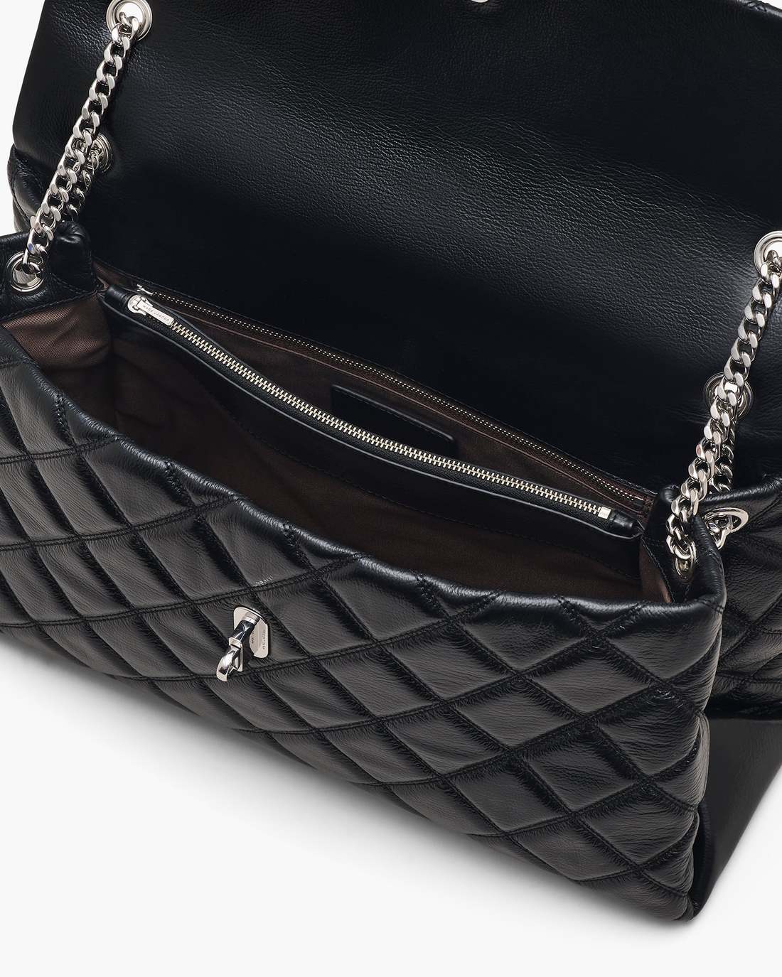 The Quilted XL Dual Convertible Shoulder Bag Black - Marc Jacobs Best Seller