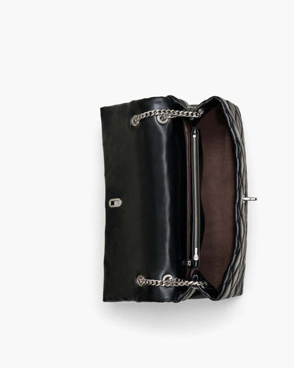 The Quilted XL Dual Convertible Shoulder Bag Black - Marc Jacobs Best Seller