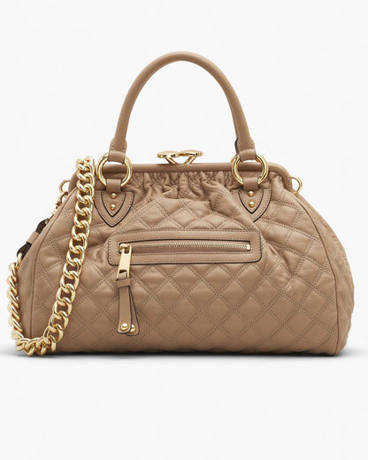 Re-Edition Quilted Leather Stam Bag Camel - Marc Jacobs Recommended