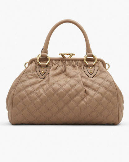 Re-Edition Quilted Leather Stam Bag Camel - Marc Jacobs Recommended