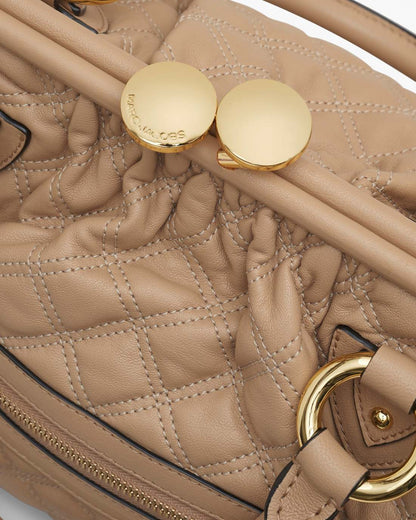 Re-Edition Quilted Leather Stam Bag Camel - Marc Jacobs Recommended