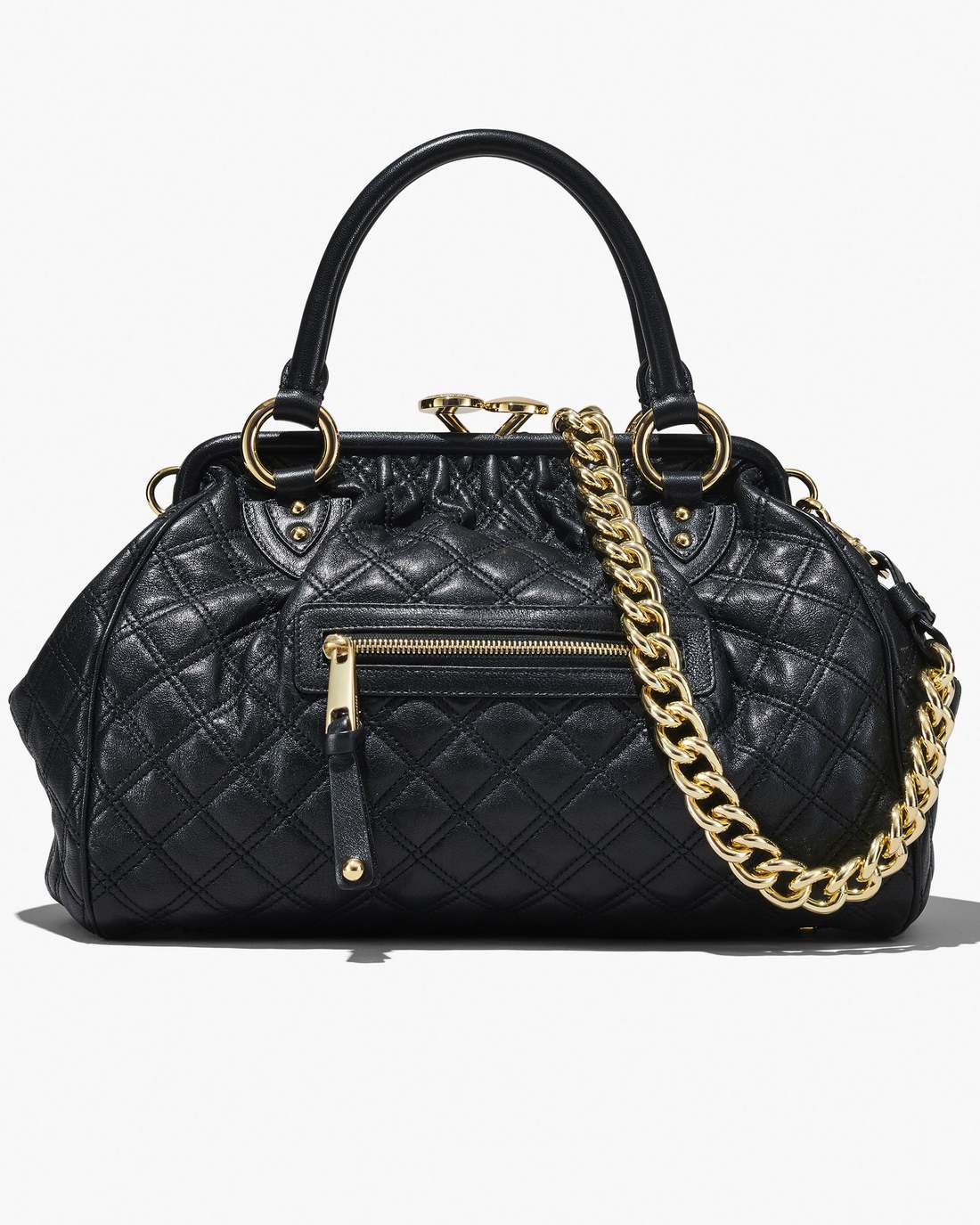 Re-Edition Quilted Leather Stam Bag Black - Marc Jacobs Exclusive
