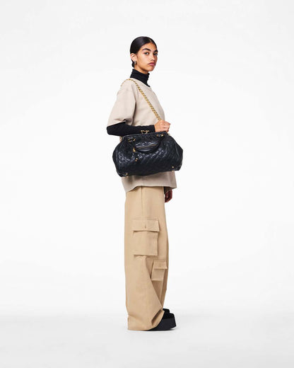 Re-Edition Quilted Leather Stam Bag Black - Marc Jacobs Exclusive