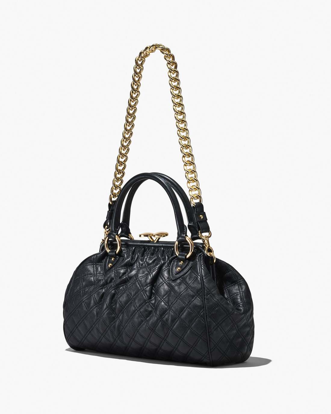 Re-Edition Quilted Leather Stam Bag Black - Marc Jacobs Exclusive