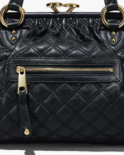 Re-Edition Quilted Leather Stam Bag Black - Marc Jacobs Exclusive