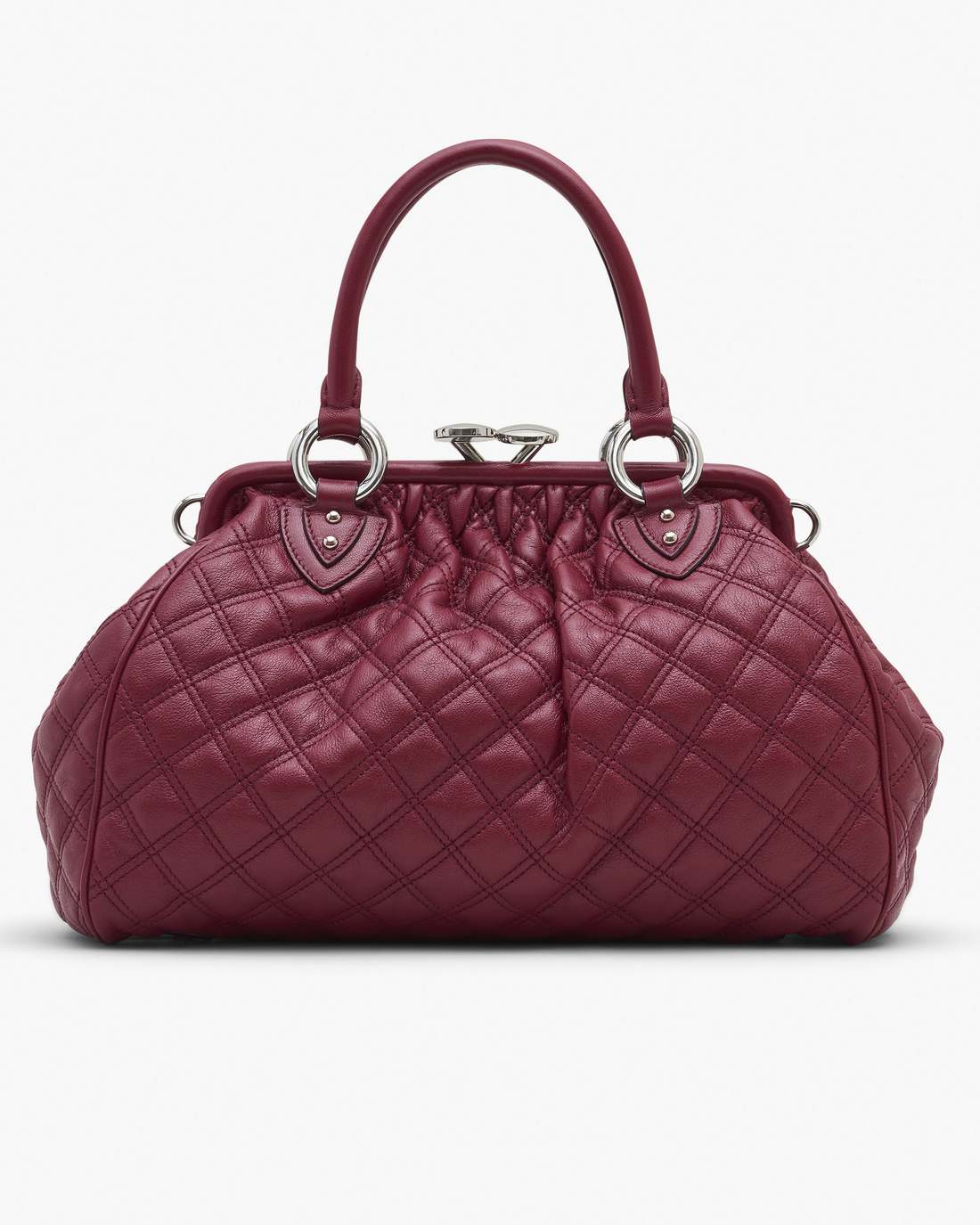 Re-Edition Quilted Leather Stam Bag Cherry - Marc Jacobs Signature