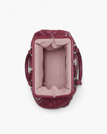 Re-Edition Quilted Leather Stam Bag Cherry - Marc Jacobs Signature