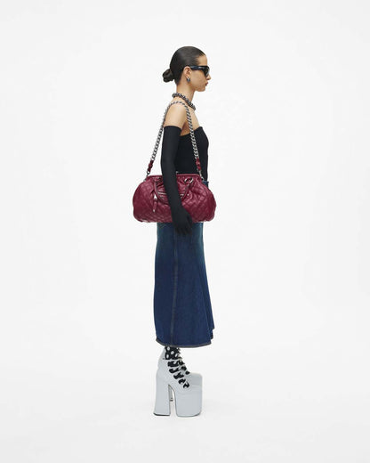 Re-Edition Quilted Leather Stam Bag Cherry - Marc Jacobs Signature