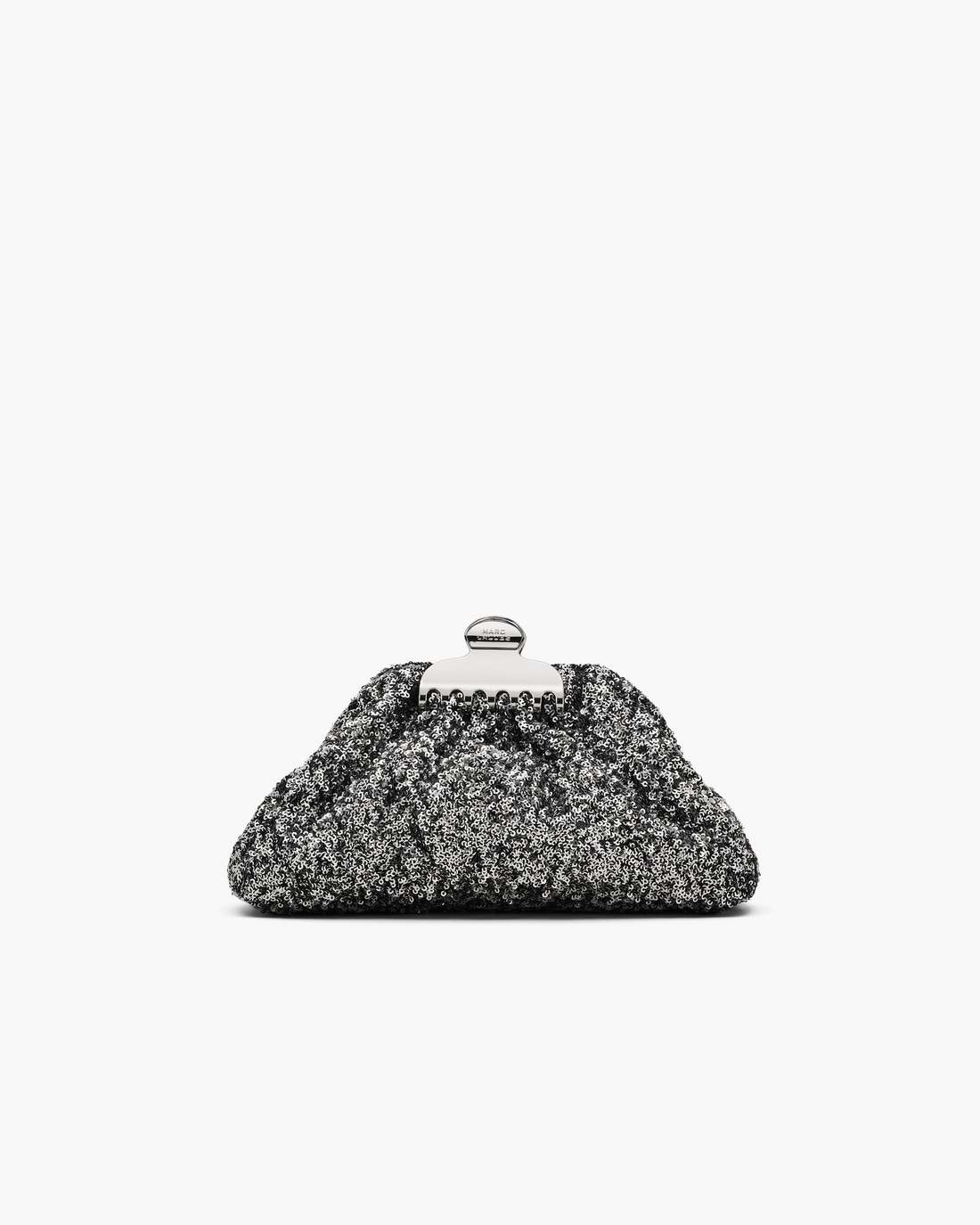 The Sequin Glam Small Clutch Silver - Marc Jacobs Trending