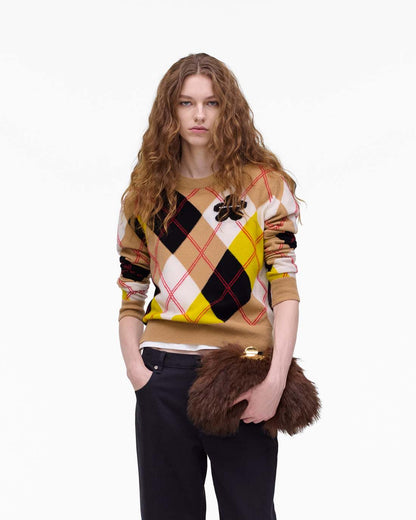 The Faux Fur Glam Small Clutch Dark Brown - Marc Jacobs Recommended