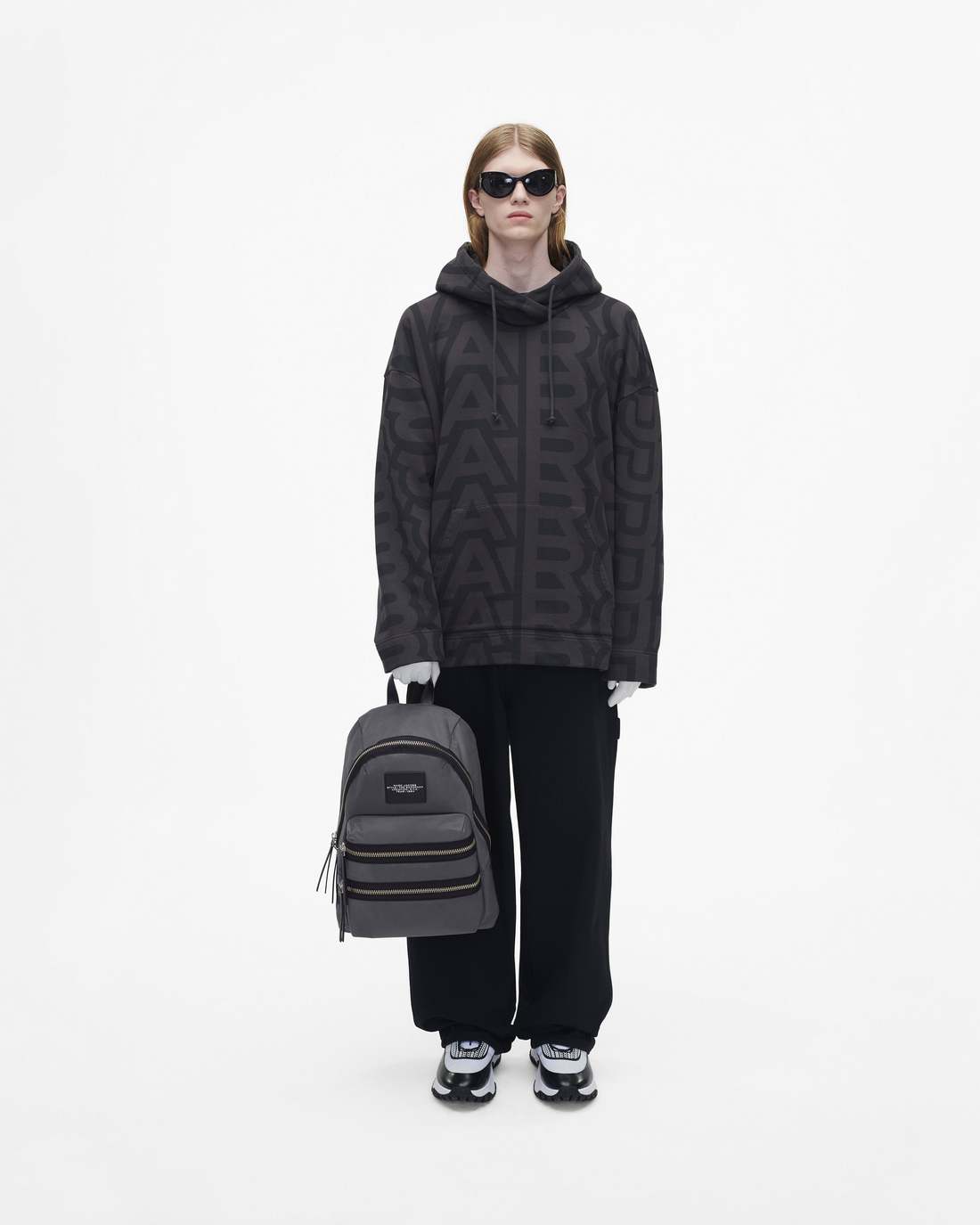 The Biker Nylon Large Backpack Dark Shadow - Marc Jacobs Premium