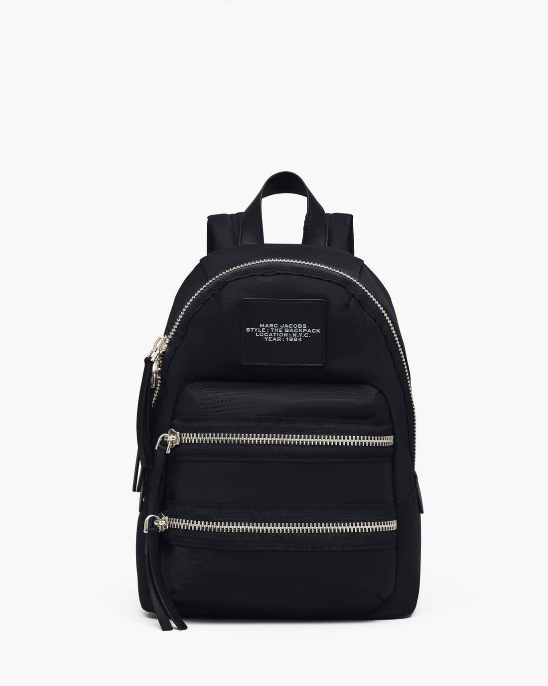 The Biker Nylon Medium Backpack Black - Marc Jacobs New