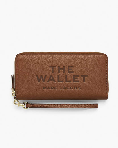 The Leather Continental Wallet Argan Oil - Marc Jacobs Signature