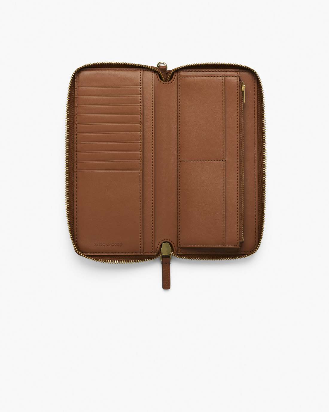The Leather Continental Wallet Argan Oil - Marc Jacobs Signature