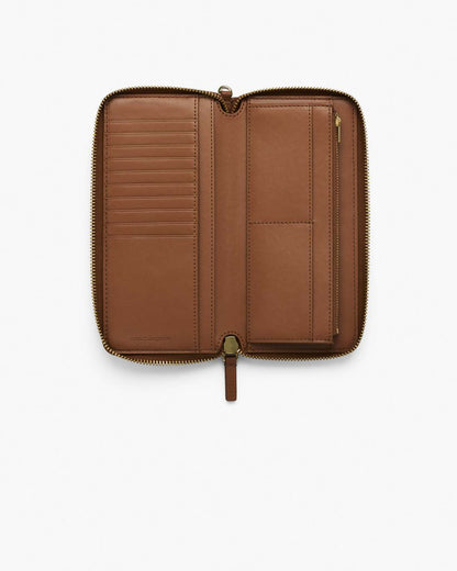 The Leather Continental Wallet Argan Oil - Marc Jacobs Signature