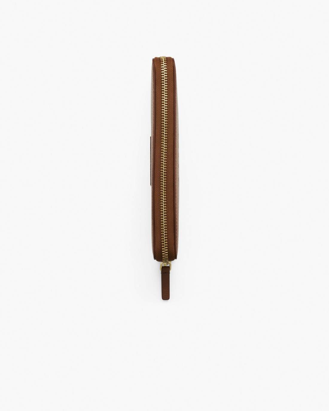 The Leather Continental Wallet Argan Oil - Marc Jacobs Signature
