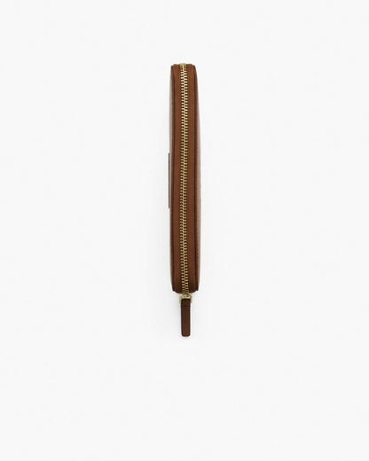 The Leather Continental Wallet Argan Oil - Marc Jacobs Signature