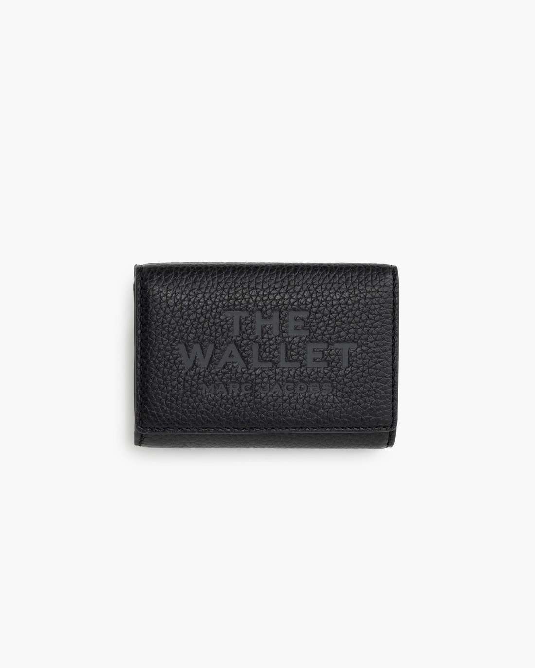The Leather Trifold Wallet Black - Marc Jacobs New